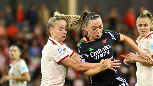Katie McCabe was substituted after the break