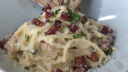 Sarah Butler's spaghetti carbonara: Today