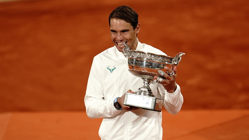 Rafael Nadal became the 'King of Clay' and sank his teeth into the Coupe des Mousquetaires at the French Open in 14 different years