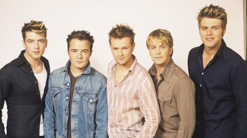 Mark Feehily, Shane Filan, Nicky Byrne, Mark Egan and Brian McFadden pictured together on 2002