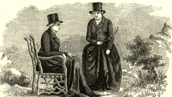 Lady Eleanor Butler and Sarah Ponsonby, 'The Ladies of Llangollen' c.1830–1856. © The Trustees of the British Museum