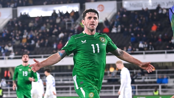 Robbie Brady had a fine game against Finland