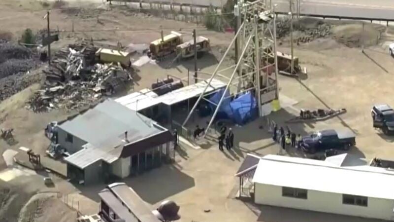 One person died following a lift failure at the site which led to the people being trapped