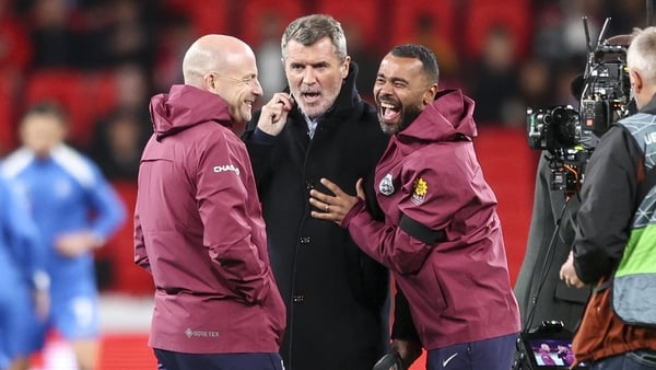 Lee Carsley, Roy Keane and Ashley Cole were in ebullient form prior to kick-off at Wembley - only one of the three likely remained so after the full-time whistle