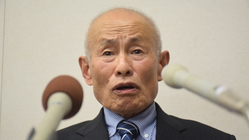 Toshiyuki Mimaki said nuclear weapons should be abolished