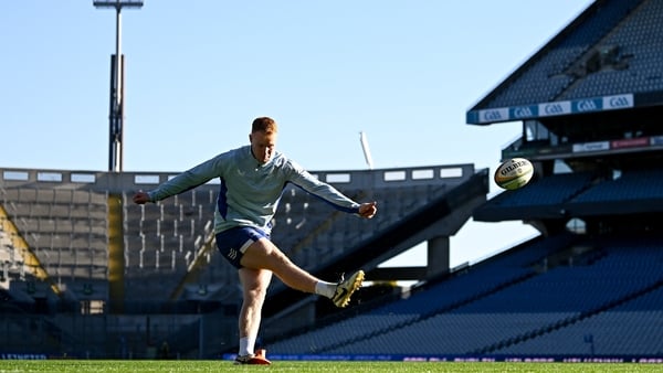 Ciarán Frawley gets accustomed to the Croke Park surrounds