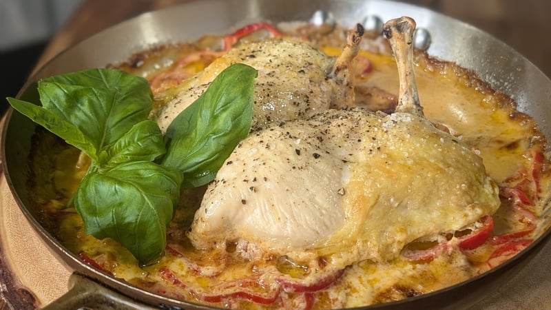 Paul Flynn's chicken with red pepper and smokey Parmesan cream: Today