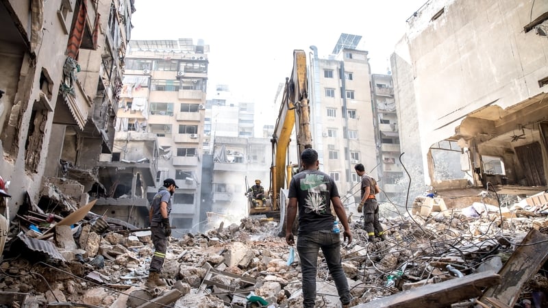 Lebanon's Health Ministry reported 22 people killed and 117 wounded in the airstrike on central Beirut