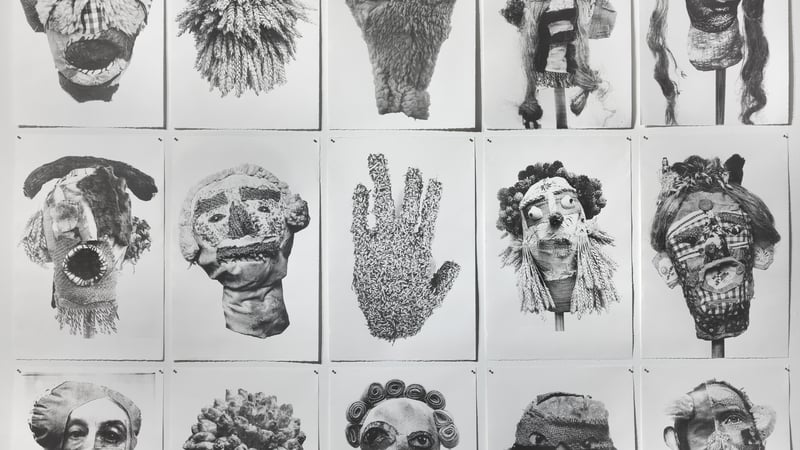 Debbie Godsell, detail from Protestors, 2024; photograph by Roland Paschoff, courtesy The Artist and Source Arts Centre.