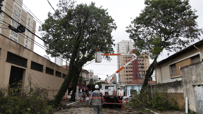 Central and southeastern Brazil have been pounded by winds reaching 100km/h and up to 10cm of daily rainfall
