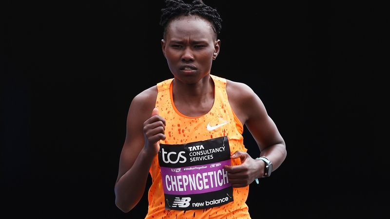 Ruth Chepngetich of Kenya