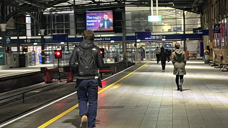 Commuters at Connolly Station this morning were happy with the timetable reversal