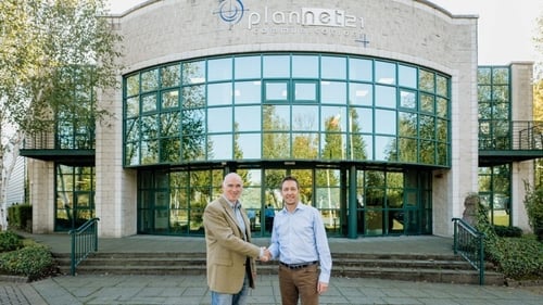 Peter Carroll, CEO of PlanNet21 Group and Erik Bertman, Group CEO of Conscia