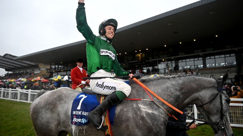 Intense Raffles, with jockey JJ Slevin, won at Fairyhouse