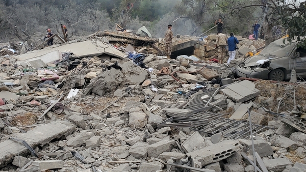 At least 21 people were killed in an airstrike in the Christian-majority northern town of Aitou