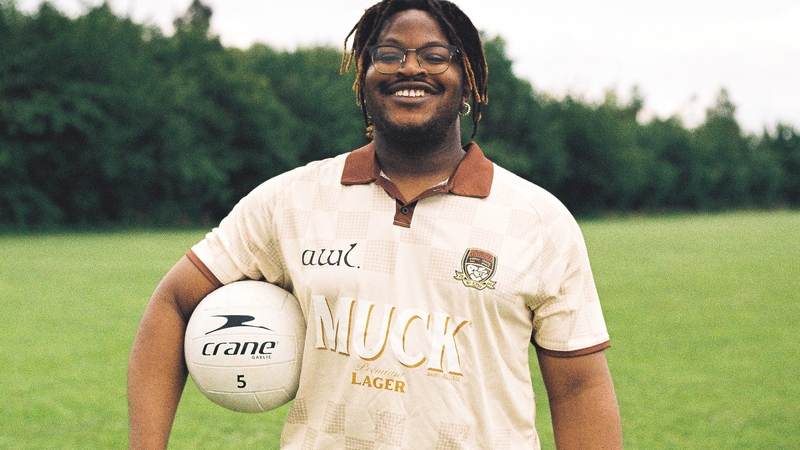 A model wears the new kit from rapper Ahmed, With Love (Pic: Dylan George Burns)