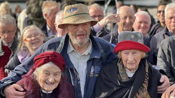 Jim Callery with his sisters Nanette Callery and Eileen O'Connell
