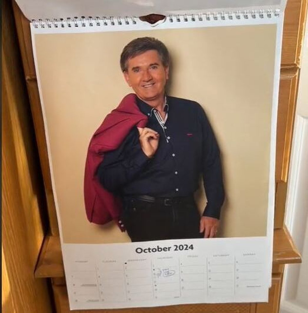 Daniel O'Donnell & his TikTok Calendar Reveal Fan