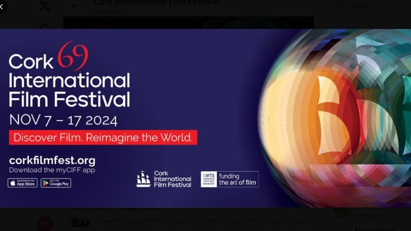 For full programme details, visit: corkfilmfest.org