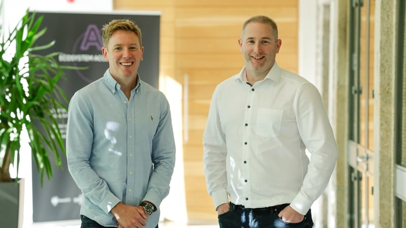 Andrew Connolly, CEO and co-founder, Wrksense and Ruaidhrí McDonnell, CTO and co-founder, Wrksense.