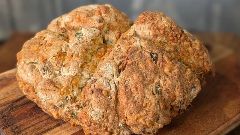 Eunice Power's cheese & spring onion soda bread: Today