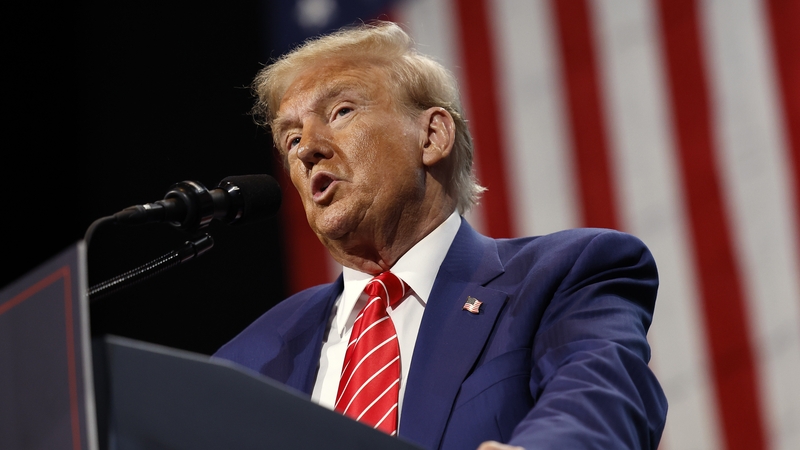 Donald Trump was speaking in Georgia, one of the most hotly-contested election battlegrounds in the US