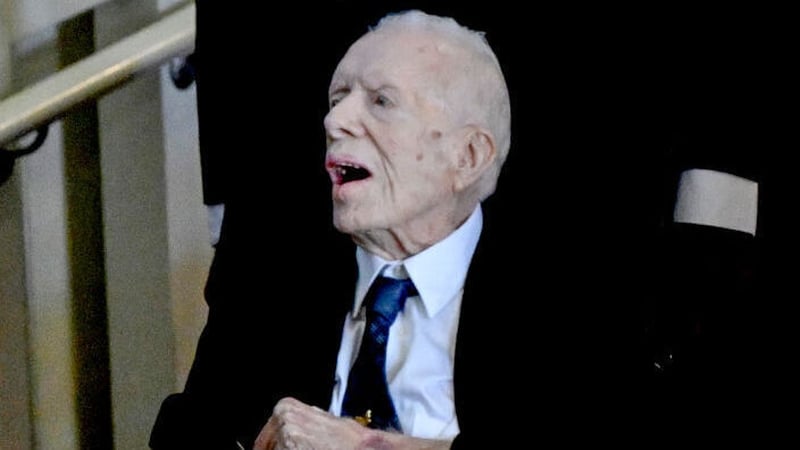 Jimmy Carter pictured last November