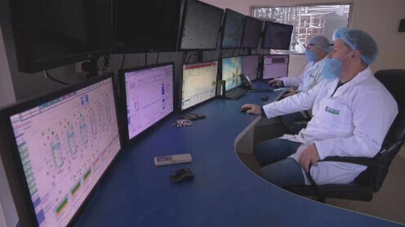 The control room at Lakeland Dairies' operations in Killeshandra