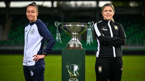 Pearl Slattery (L) and Laurie Ryan are gunning for cup glory