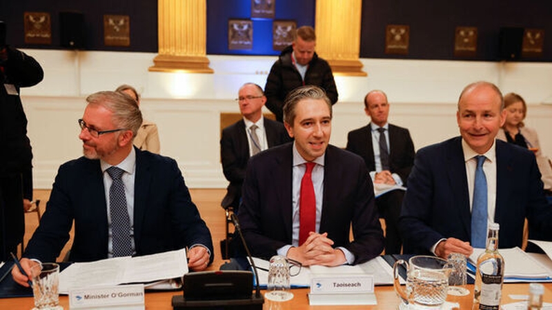 The three party leaders will discuss the election date on Monday night