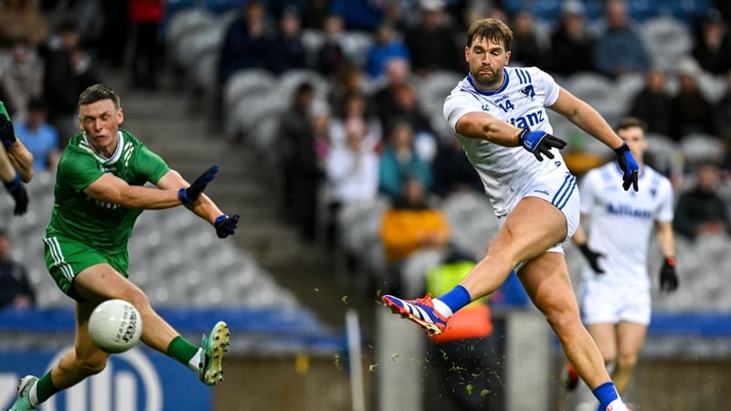 Aidan O'Shea of Connacht scores one of Gaelic football's 15 ever four-point goals