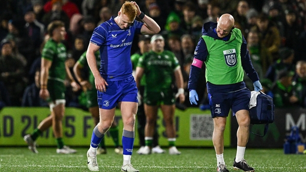 Frawley limped out of the game with what looked like an ankle injury