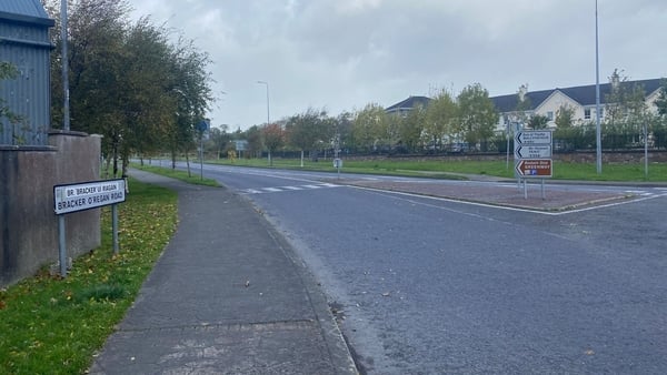 The incident happened at around 12.45am at Bracker O'Regan Road on the outskirts of Tralee, Co Kerry