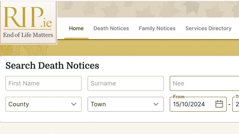 'While there is currently no indication RIP.ie will be put behind a paywall, its acquisition is a reminder of how much of our memories and culture we entrust to platforms with potentially different priorities.'