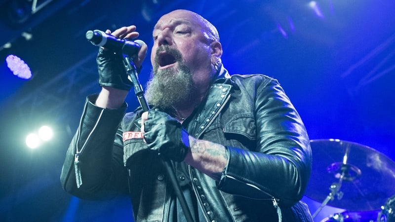 Paul Di'Anno, pictured on stage in Pwllheli, Wales, in November 2013
