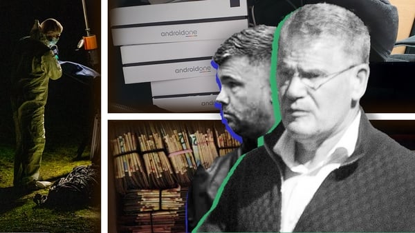 Images related to the Liam Byrne & Thomas Kavanagh case (Left-most image: Belfast Telegraph)