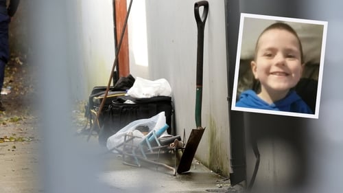 Gardaí are searching a house and garden where Kyran Durnin previously lived