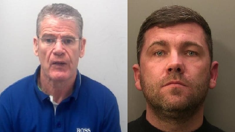 Thomas Kavanah and Liam Byrne (R) were sentenced to six and five years respectively