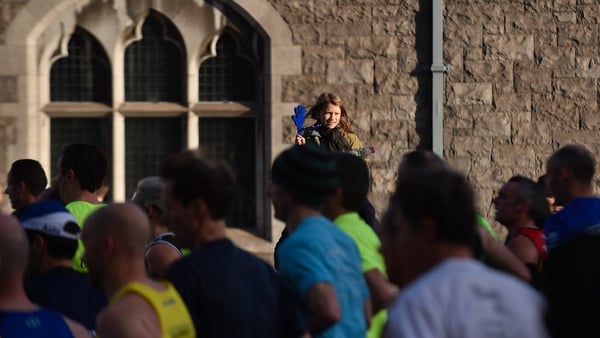 Cheering on the runners: 'it can take a long time to run those 26.2 miles so the supporters certainly entertain and encourage participants'. Photo: David Fitzgerald/Sportsfile via Getty Images