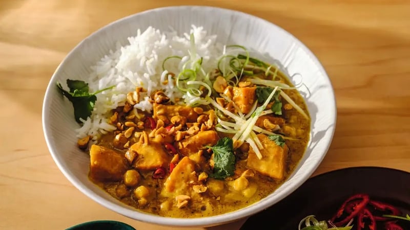 Peanut satay curry from Poppy Cooks: The Actually Delicious Slow Cooker Cookbook (Haarala Hamilton/PA)