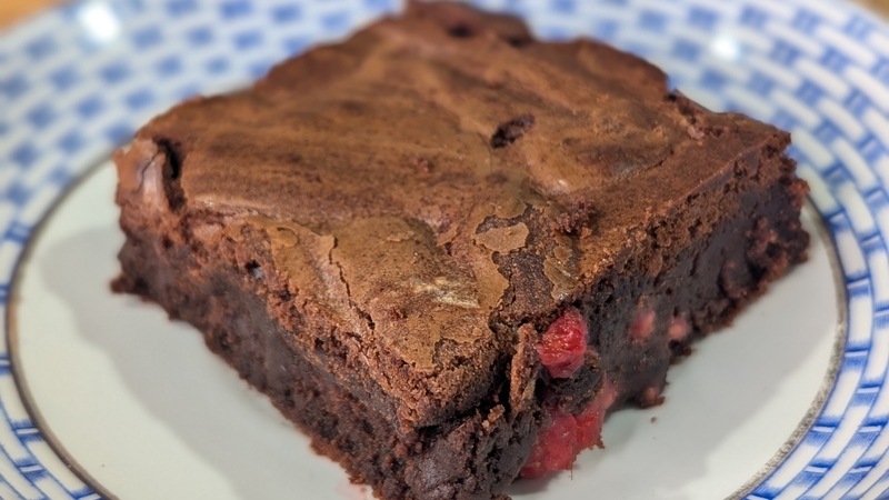 Michelle Darmody's raspberry chocolate brownies: Today