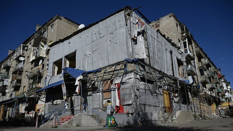 Regions such as Donestsk in eastern Ukraine have been damaged severely by Russian shelling (File image)