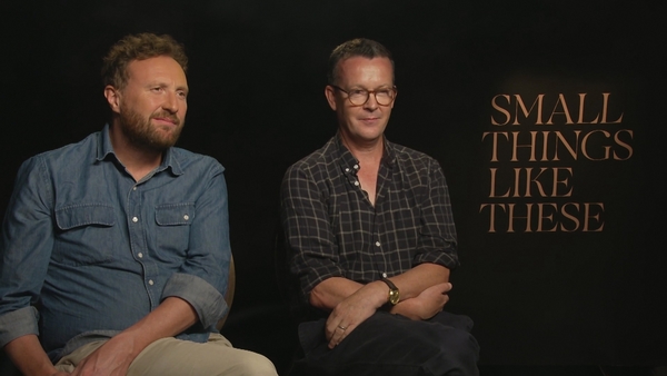 A great team - (L-R) Small Things Like These director Tim Mielants and screenwriter Enda Walsh