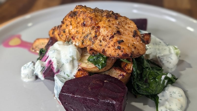 Derry Clarke's air fryer spicy salmon fillets with baby potatoes: Today