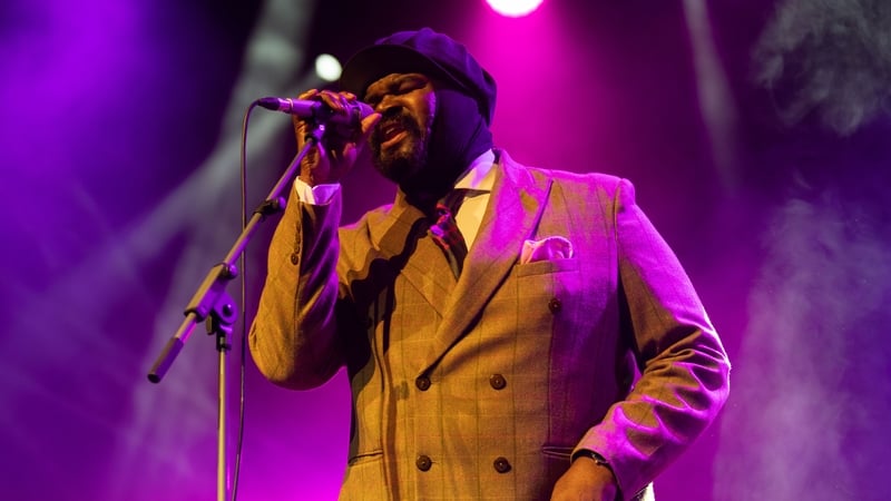 Grammy award winning artist Gregory Porter pictured performing at Cork Opera House last night