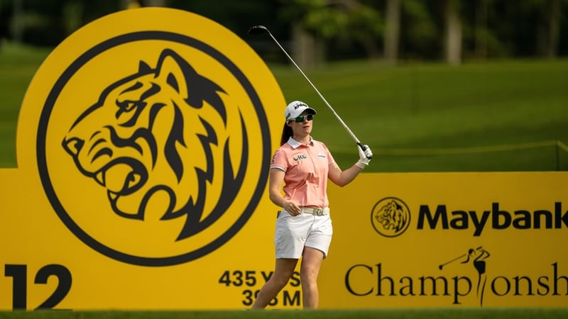 Leona Maguire sole bogey of the day arrived on the final hole of her round