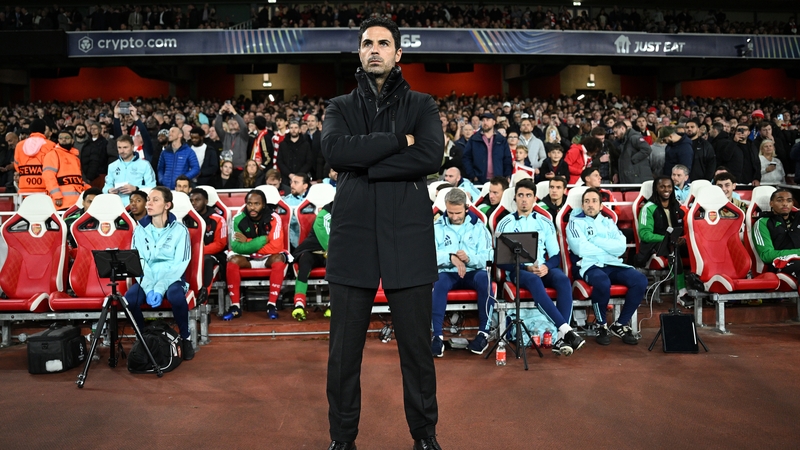 Arteta's Arsenal are currently four points behind leaders Liverpool