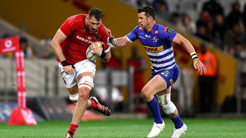 Tom Ahern of Munster in action during last week's defeat to the Stormers