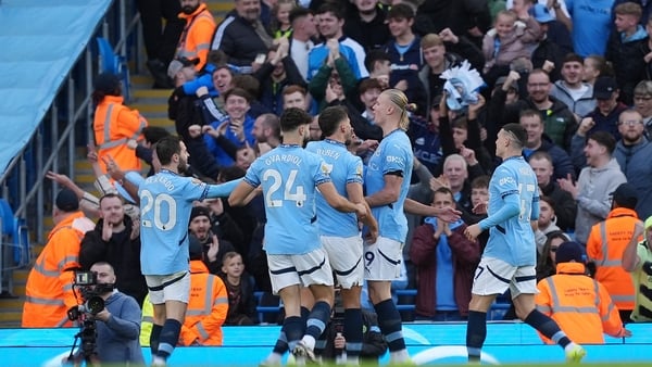 Erling Haaland take the plaudits again in a City jersey