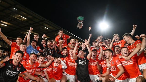 The celebrations have begun in Lurgan